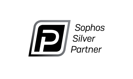 Sophos Logo, symbolisiert fortschrittliche IT-Sicherheitslösungen wie Firewall- und Endpoint-Schutz.